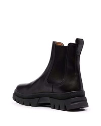 schwarze Chelsea Boots aus Leder von Henderson Baracco