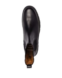 schwarze Chelsea Boots aus Leder von Henderson Baracco