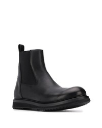 schwarze Chelsea Boots aus Leder von Rick Owens