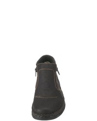 schwarze Chelsea Boots aus Leder von Rieker