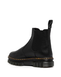 schwarze Chelsea Boots aus Leder von Dr. Martens