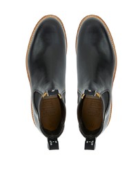 schwarze Chelsea Boots aus Leder von R.M. Williams