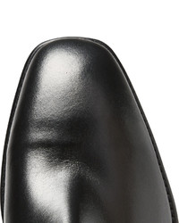 schwarze Chelsea Boots aus Leder