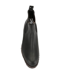 schwarze Chelsea Boots aus Leder von R.M. Williams