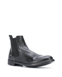 schwarze Chelsea Boots aus Leder von Officine Creative