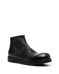 schwarze Chelsea Boots aus Leder von Marsèll