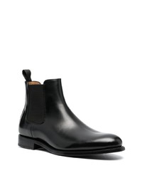 schwarze Chelsea Boots aus Leder von Sandro