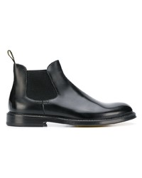 schwarze Chelsea Boots aus Leder von Doucal's