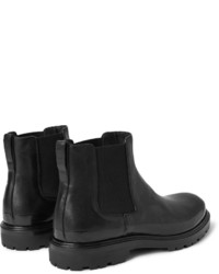 schwarze Chelsea Boots aus Leder von Bottega Veneta