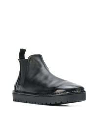 schwarze Chelsea Boots aus Leder von Marsèll