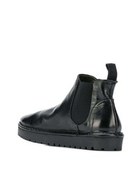 schwarze Chelsea Boots aus Leder von Marsèll