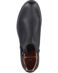 schwarze Chelsea Boots aus Leder von Sansibar