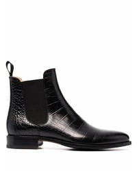 schwarze Chelsea Boots aus Leder von Scarosso