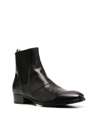 schwarze Chelsea Boots aus Leder von Officine Creative