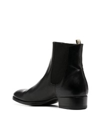 schwarze Chelsea Boots aus Leder von Officine Creative