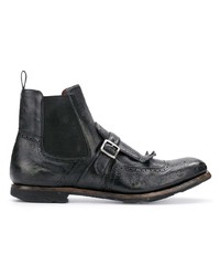 schwarze Chelsea Boots aus Leder von Church's