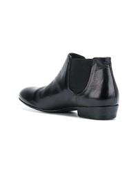 schwarze Chelsea Boots aus Leder von Pantanetti