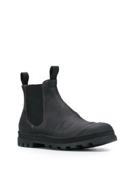 schwarze Chelsea Boots aus Leder von Officine Creative