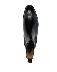 schwarze Chelsea Boots aus Leder von Henderson Baracco