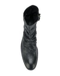 schwarze Chelsea Boots aus Leder von John Varvatos