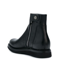 schwarze Chelsea Boots aus Leder von Rick Owens