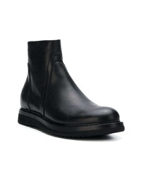 schwarze Chelsea Boots aus Leder von Rick Owens