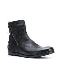 schwarze Chelsea Boots aus Leder von Silvano Sassetti