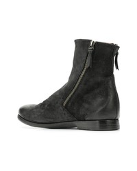 schwarze Chelsea Boots aus Leder von Silvano Sassetti