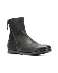 schwarze Chelsea Boots aus Leder von Silvano Sassetti