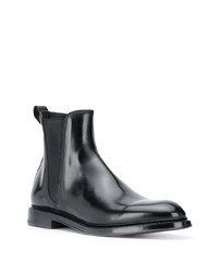 schwarze Chelsea Boots aus Leder von Dolce & Gabbana