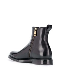 schwarze Chelsea Boots aus Leder von Dolce & Gabbana