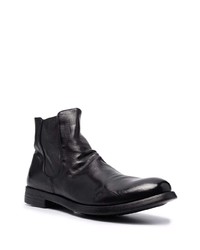 schwarze Chelsea Boots aus Leder von Officine Creative