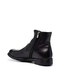 schwarze Chelsea Boots aus Leder von Officine Creative