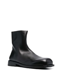 schwarze Chelsea Boots aus Leder von Marsèll