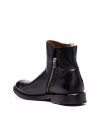 schwarze Chelsea Boots aus Leder von Officine Creative