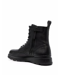 schwarze Chelsea Boots aus Leder von Woolrich