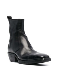 schwarze Chelsea Boots aus Leder von Premiata