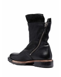 schwarze Chelsea Boots aus Leder von Moma