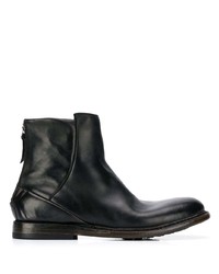 schwarze Chelsea Boots aus Leder von Silvano Sassetti