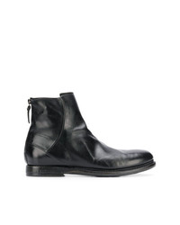 schwarze Chelsea Boots aus Leder von Silvano Sassetti