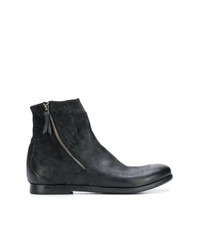 schwarze Chelsea Boots aus Leder von Silvano Sassetti