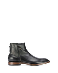 schwarze Chelsea Boots aus Leder von Silvano Sassetti