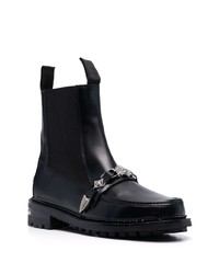 schwarze Chelsea Boots aus Leder von Toga Virilis