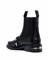 schwarze Chelsea Boots aus Leder von Toga Virilis