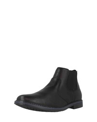 schwarze Chelsea Boots aus Leder von Skechers