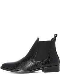 schwarze Chelsea Boots aus Leder von Freda Salvador