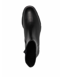 schwarze Chelsea Boots aus Leder von Alexander McQueen