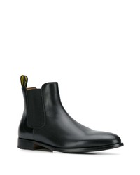 schwarze Chelsea Boots aus Leder von Doucal's