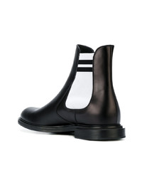 schwarze Chelsea Boots aus Leder von Fendi