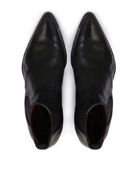 schwarze Chelsea Boots aus Leder von Dolce & Gabbana